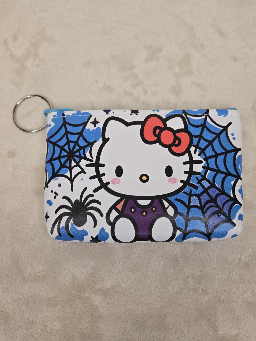 Hello Kitty Halloween Coin Purse Blue, White & Purple